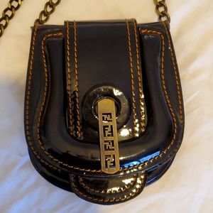 Fendi Nappa Leather Buckle Bag